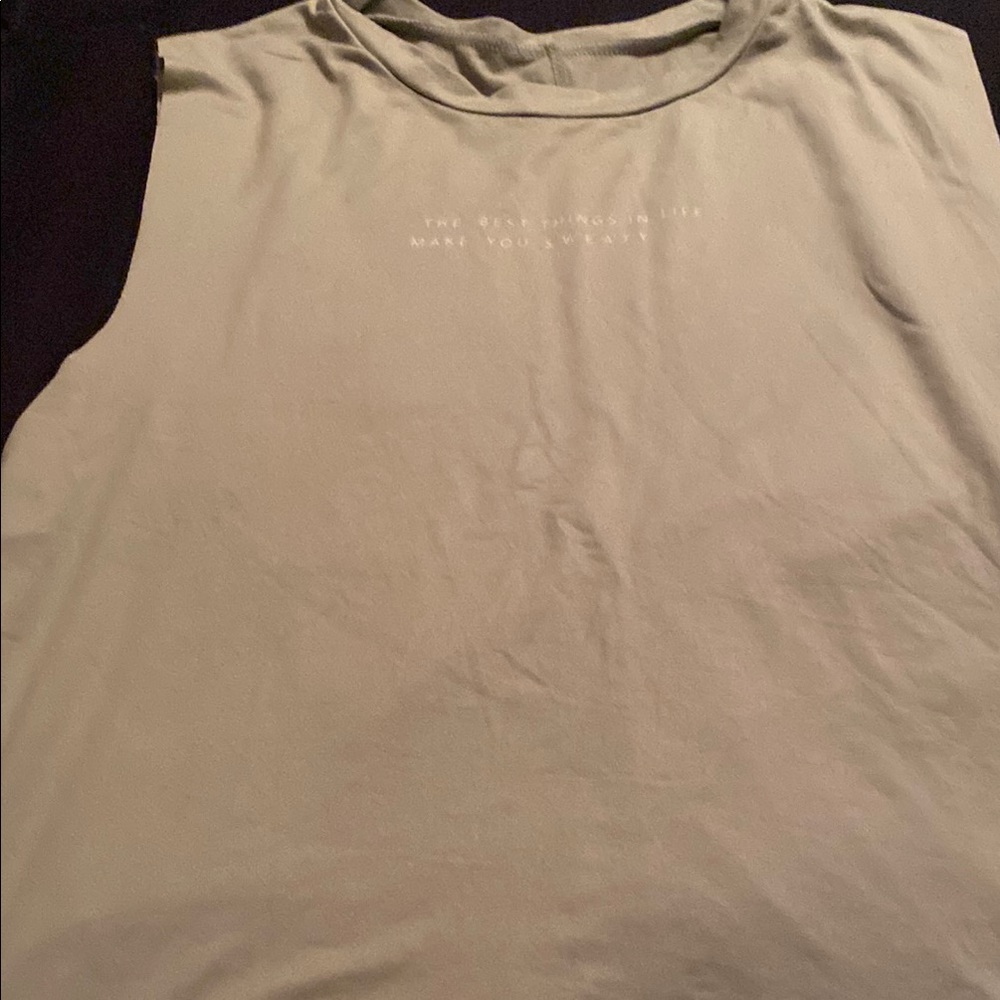 Good hYOUman Olive Green Top